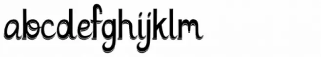 3D Cursive Stencil