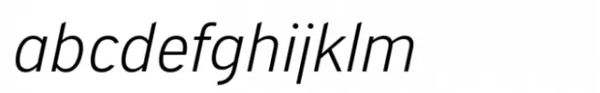 Academy Sans Condensed Std Light Italic