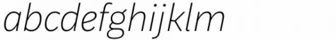 Aestetico Formal Extra Light Italic