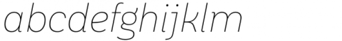 Aestetico Informal Thin Italic