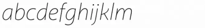 Akagi Pro Thin Italic
