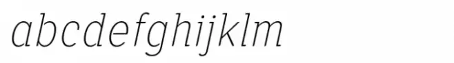 Alaturka 2023 Narrow Thin Italic