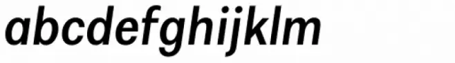 Alergia Grotesk Condensed Medium Italic
