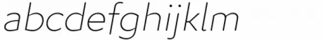 Algera Thin Italic