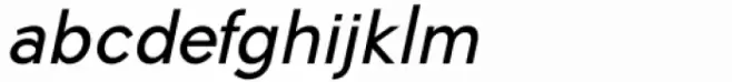 Algoria Medium Condensed Italic