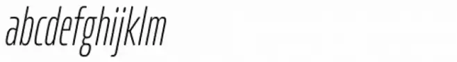 Allotrope Compressed Ultra Light Italic