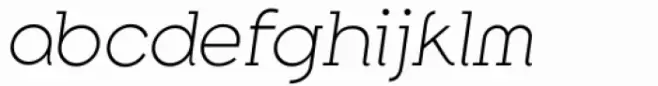 Along Slab Work Extra Light Italic