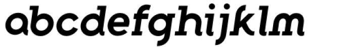 Along Slab Work Semi Bold Italic