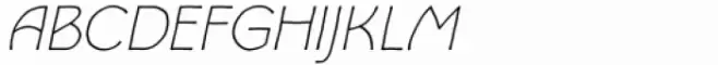 Andreis Extralight Italic