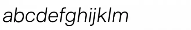 Arbeit Light Italic