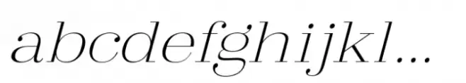 Arshila Extra Light Italic Expanded