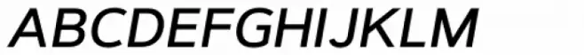 Artegra Sans SC Medium Italic