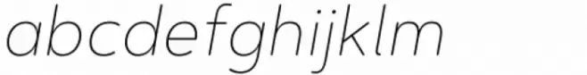Artegra Soft Thin Italic