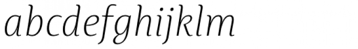 Artigua Thin Italic