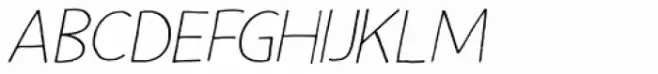 Autumn Voyage Light Italic
