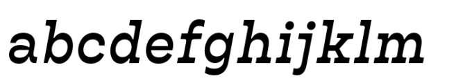 Bardamu Semi Bold Half Italic