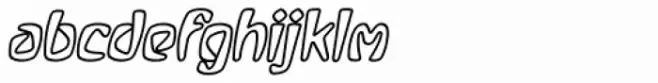 Bebopalula Outline Italic