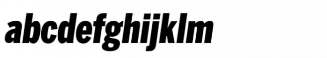 Benton Sans Std Compressed Black Italic