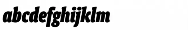 Berlingske Slab ExtraCondensed Std Black Italic