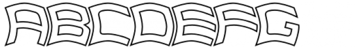 Billowed Right Outlined