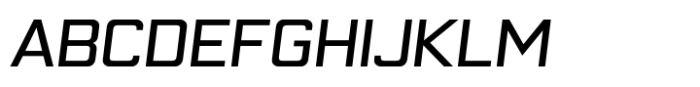 Block Capitals Italic