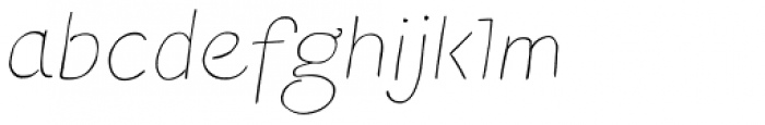 Blushes Thin Italic