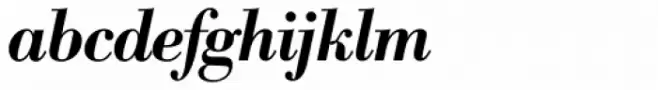 Bodoni Nr 1 SH Med Italic