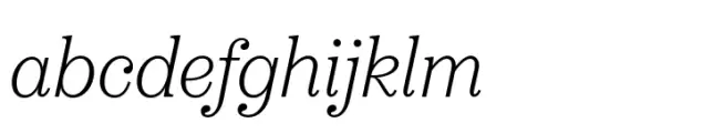 Boutique Serif S Thin Italic