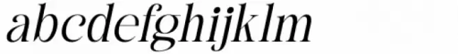 British Classical Extra Light Italic