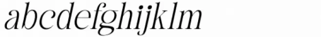 British Classical Thin Italic