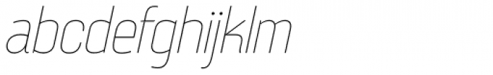 Broadside Thin Condensed Italic