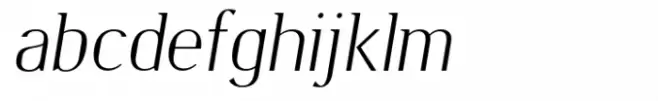 Burdigala Semi Serif Light Italic