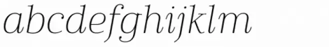Cabrito Didone Ext Thin Italic