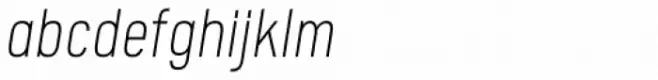 Calps Sans Slim Extra Light Italic