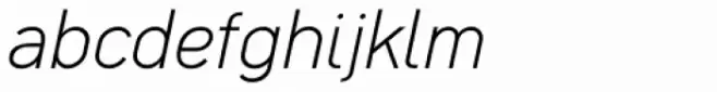 Caracas Thin Italic