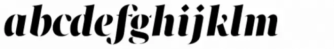 Carmensin Stencil Black Italic