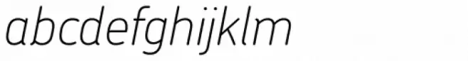 Chevin Std Thin Italic