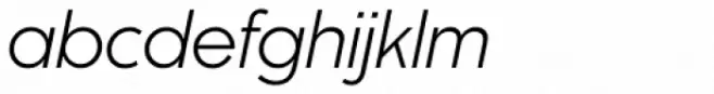 Churchward Legible Light Italic