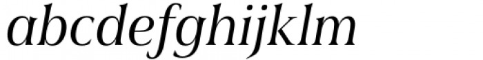 Civane Serif Condensed Regular Italic