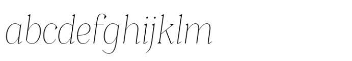 Clarinette Display Thin Italic