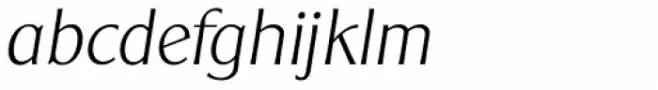 Clear Gothic TS ExtraLight Italic