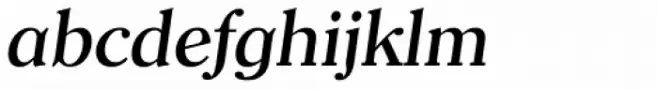 Clearface TS Medium Italic
