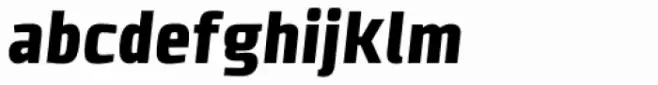 Clio Condensed UltraBlack Oblique