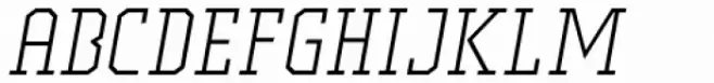 Comply Slab Light Italic