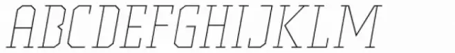 Comply Slab Thin Italic