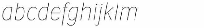Condell Bio Ultra Light Italic