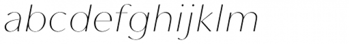 Contax Sans 26 UltraThin Italic