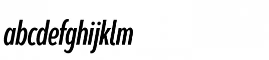Corbert Compact Demi Bold Italic