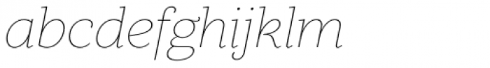 Core Serif N 15 Thin Italic