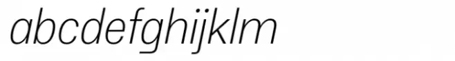 Corelia Display Thin Italic